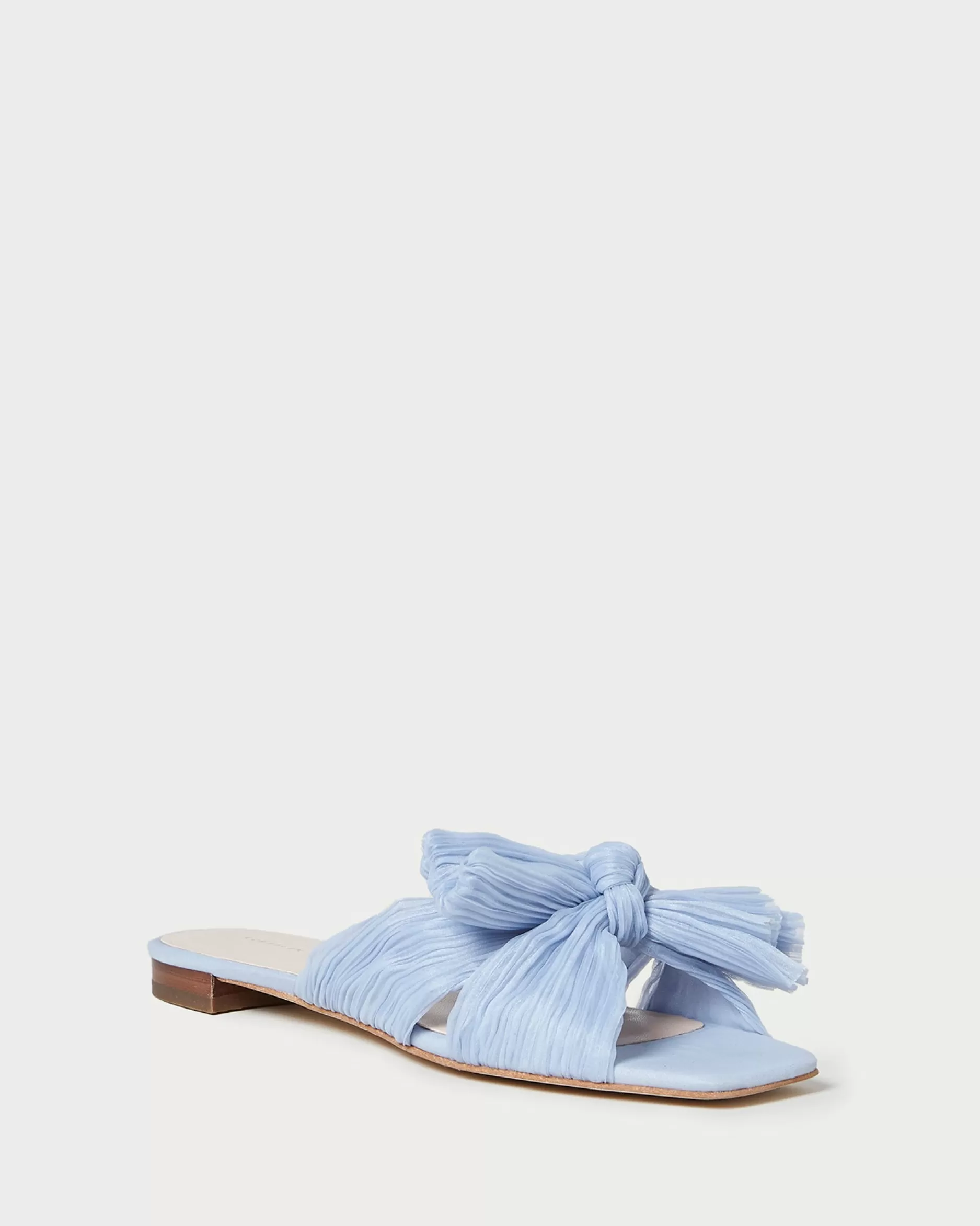 daphne_gold_pleated_bow_slide_3.webp Loeffler Randall Daphne Pleated Bow Slide