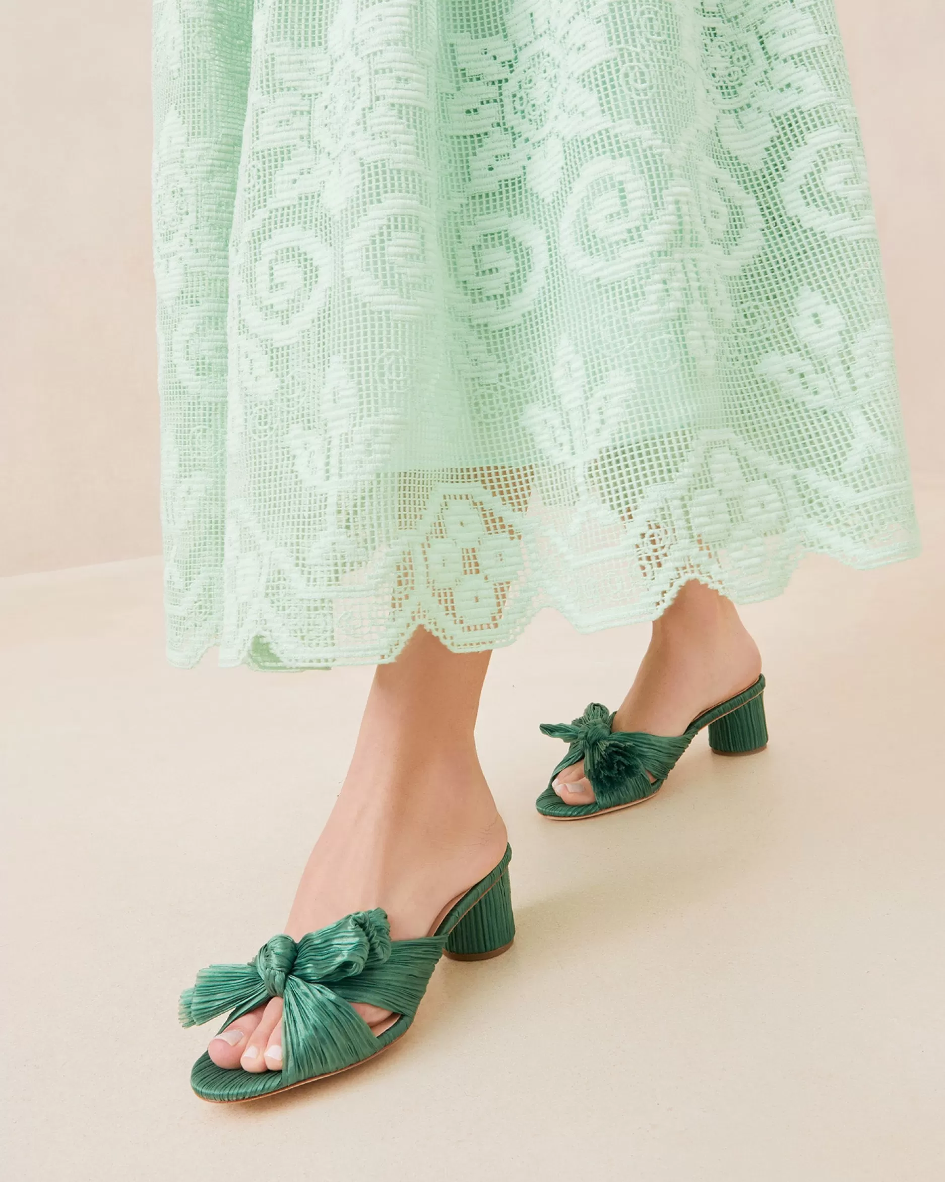 emilia_sage_pleated_bow_heel_4.webp Loeffler Randall Emilia Pleated Bow Heel