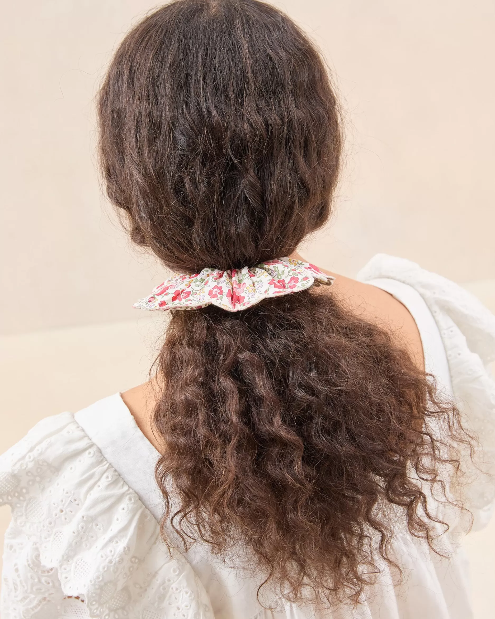 frankie_red_floral_scallop_scrunchie_2.webp Loeffler Randall Frankie Red Floral Scallop Scrunchie