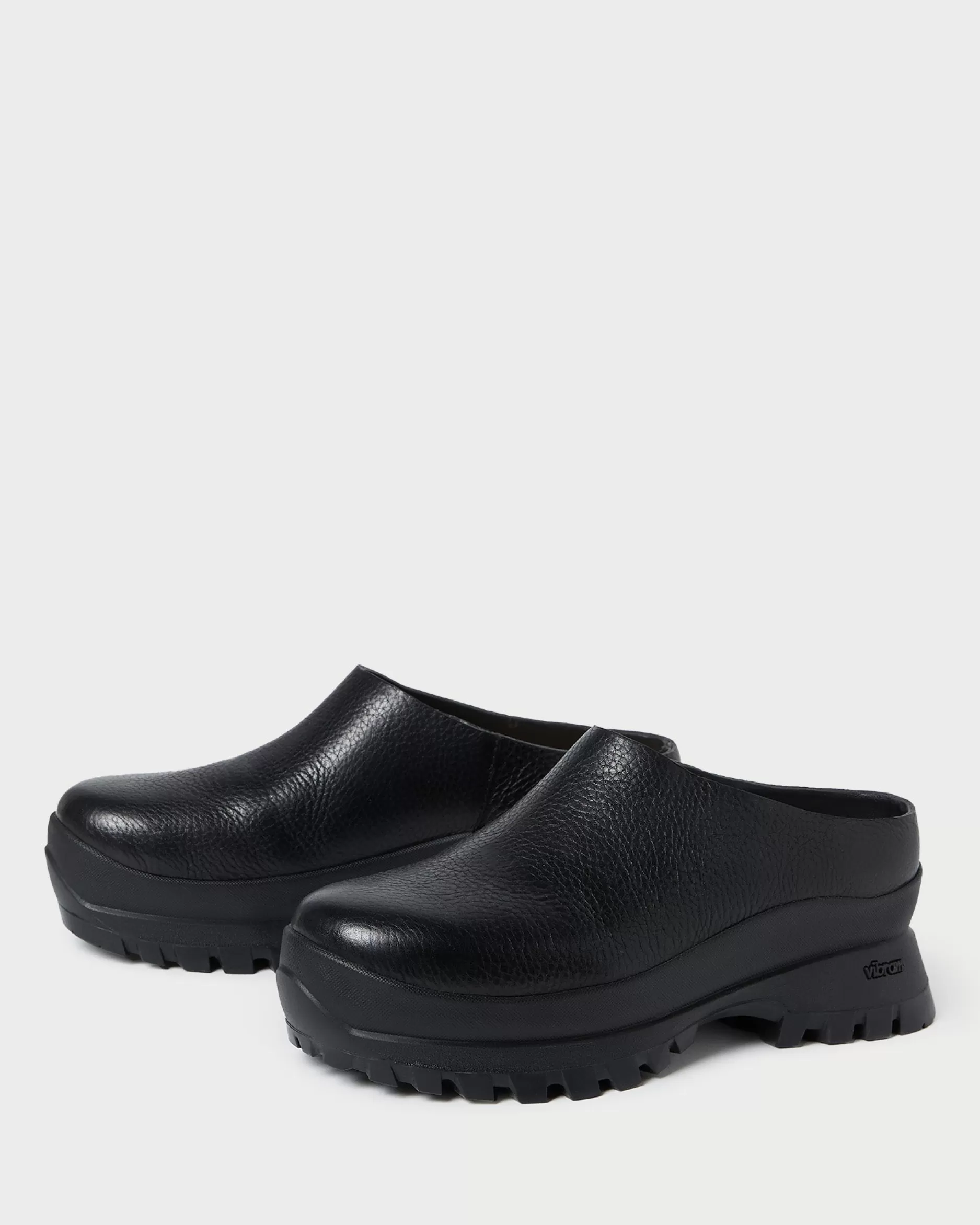 gemma_black_leather_lug_mule_3.webp Loeffler Randall Gemma Black Leather Lug Mule