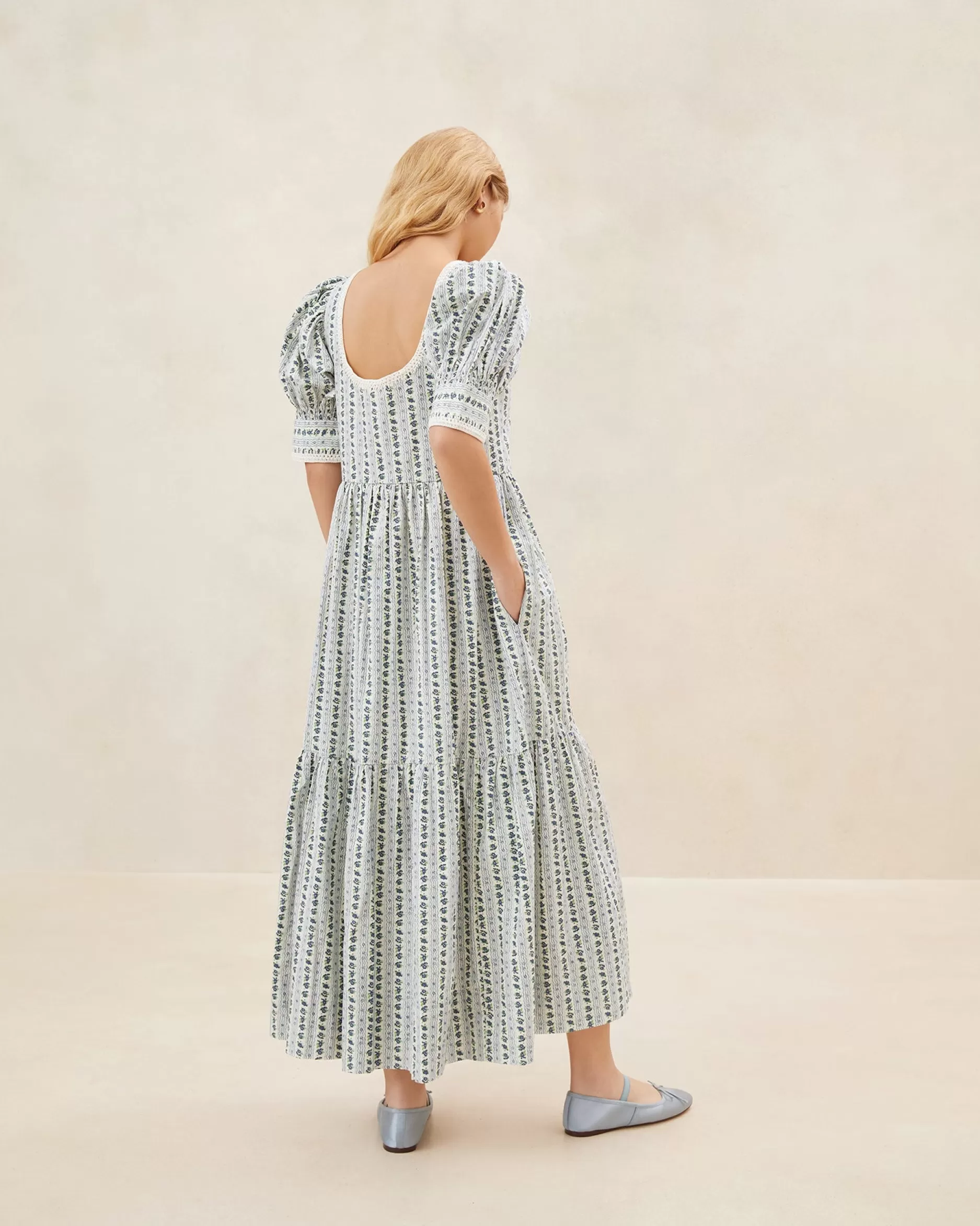 gillian_blue_floral_puffsleeve_dress_2.webp Loeffler Randall Gillian Blue Floral Puff-Sleeve Dress