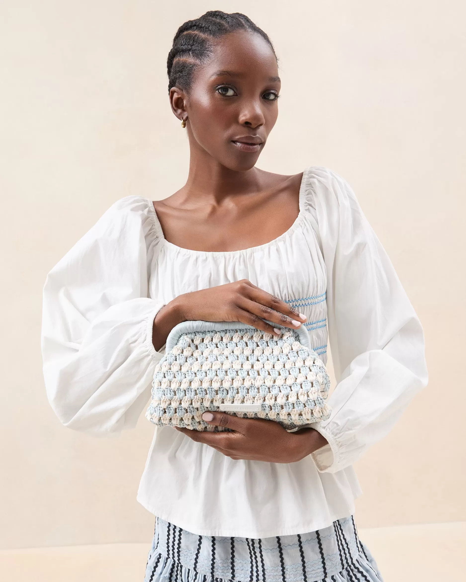glenda_greencream_crochet_clutch_9.webp Loeffler Randall Glenda Crochet Clutch