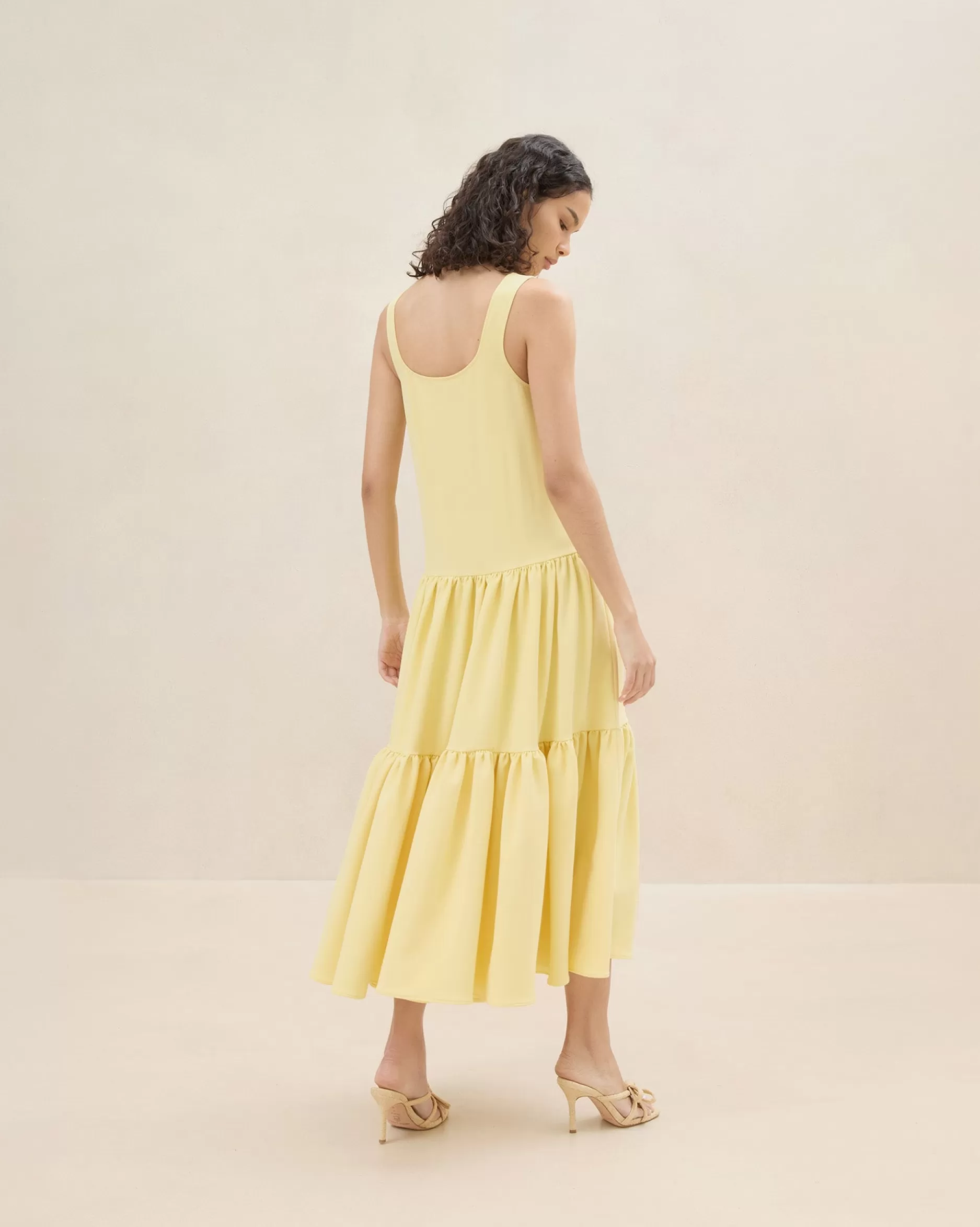 soren_yellow_tiered_sleeveless_dress_2.webp Loeffler Randall Soren Yellow Tiered Sleeveless Dress